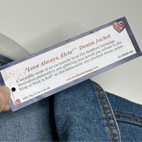 The Bradford Exchange Elvis Presley Denim Jacket - Picture 13 of 13